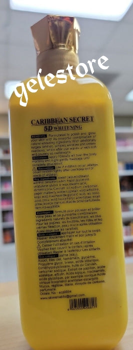 Carribean Secret  5D body therapy whitening solution face and body lotion with spf 30. 3 shades flawless skin with. Another banger!!! 500mlx1