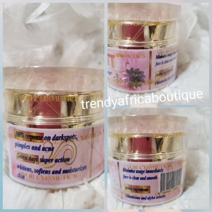 2pcs.: NO LIMIT strong facial whitening face cream new jar 75gx 1 + No Limit 3x mega blast facial corrector set.. Soften and moisturize. 100% response on darks spots, pimples and acne. 7 days Action
