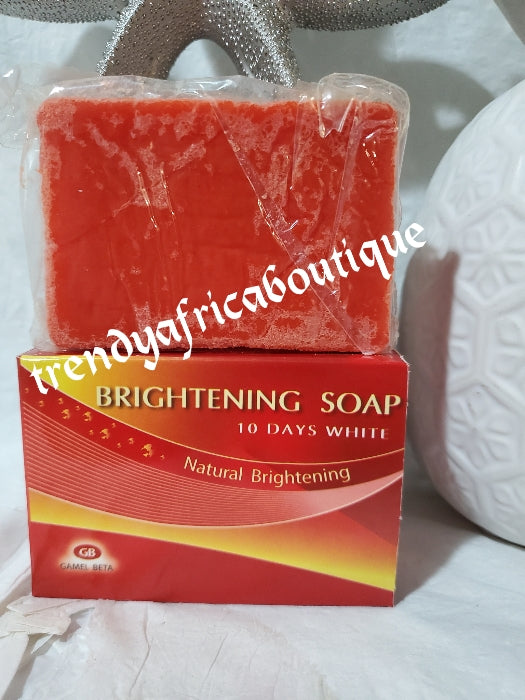 X 1 soap. No Stress brightening soap 10 days White. Natural skin brightening 250gx 1