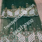 Clearance Net George: Nigerian VIP net Beaded and  Hand stoned George wrapper. .  5yes + 1.8yds matching net blouse. Sold as a set. Beautiful Green net George