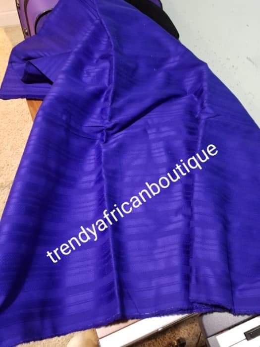 Sale sale: Top quality  Royal Blue Atiku swiss voile lace fabric for Nigerian Men native outfit. Soft quality fabric. Can be use for agbada/3pc outfit for men. Sold per 5yds. Price is for 5yds